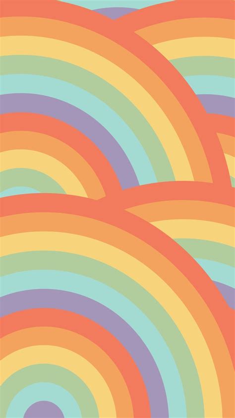 Muted Rainbow Design