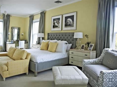 Muted Yellow and Bronze Bedroom Decor