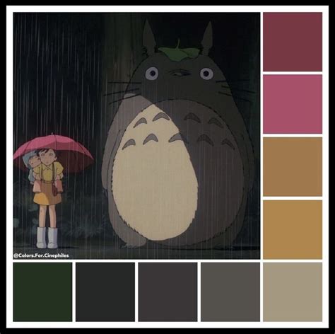 My Neighbor Totoro color palette