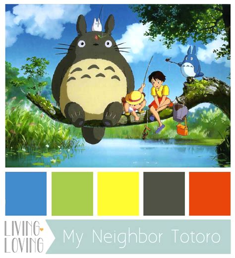 My Neighbor Totoro color palette