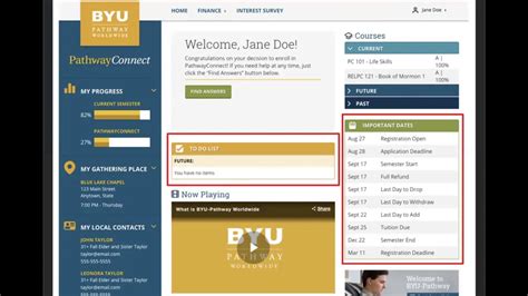 MyBYUI Portal Campus Resources