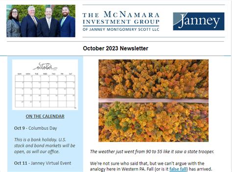 NASD Calendar Investment Insights