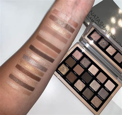 Natasha Denona Glam Eyeshadow Palette Swatches