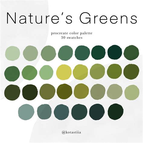 Natural Color Palette