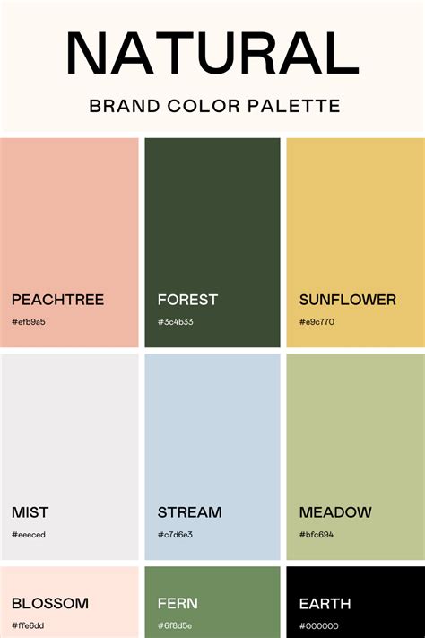 Natural Color Palette