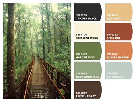 Brown nature-inspired color palette