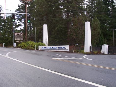 Main gate of Naval Base Kitsap