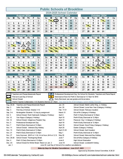 Navigating the Brookline School Calendar