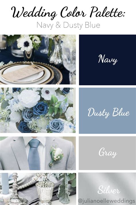 Navy Blue Wedding Color Palette Ideas