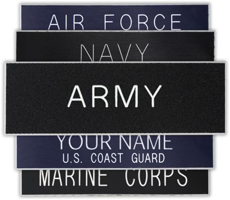 Navy Name Tag with Patterns