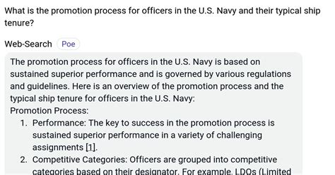 Navy Promotion Process