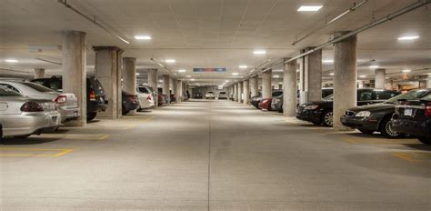 Nearby parking garages