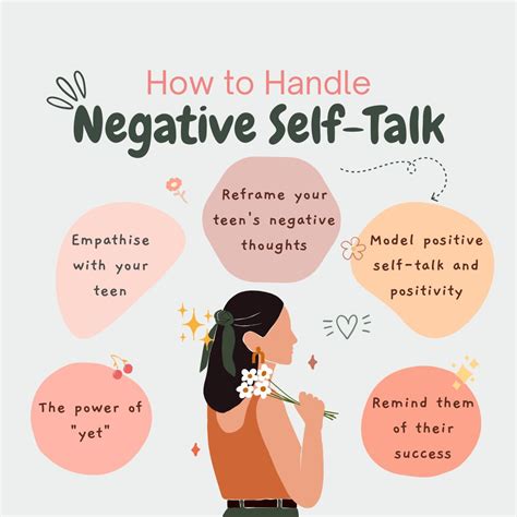 Negative self-talk can lead to decreased self-confidence and self-worth