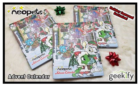 Neopets Advent Calendar Exclusive Items