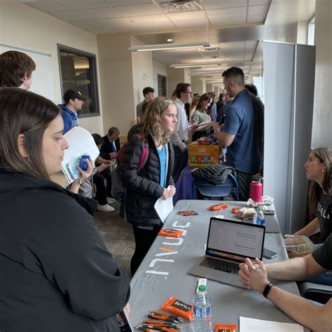 Networking at the BYU Job Fair