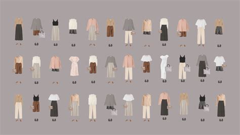 Neutral color palette clothing trends