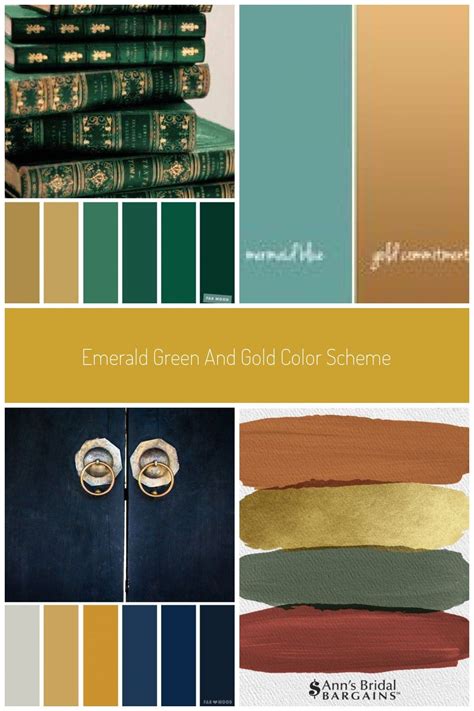 Neutral Green and Gold Palette Example