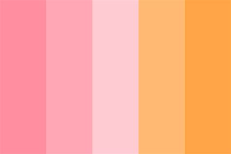 Neutral Orange Pink Color Palette