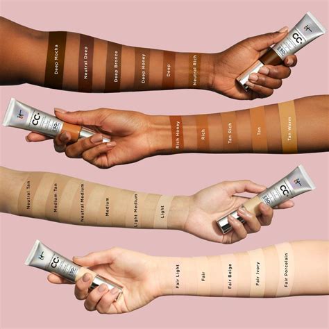 Neutral shades cosmetic products