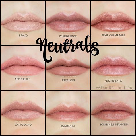 Neutral lip color for winter