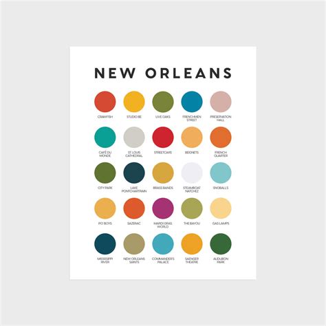 New Orleans Color Palette Inspiration