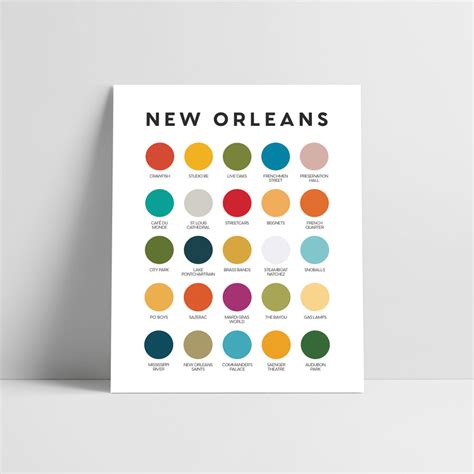 New Orleans Color Palette Design