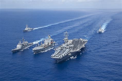 Nimitz Strike Group in action