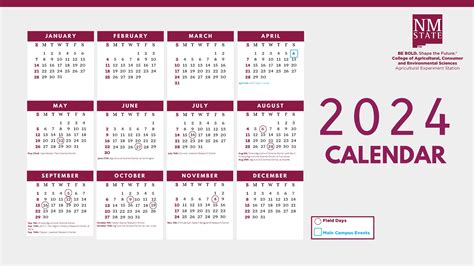 NMSU Calendar Benefits