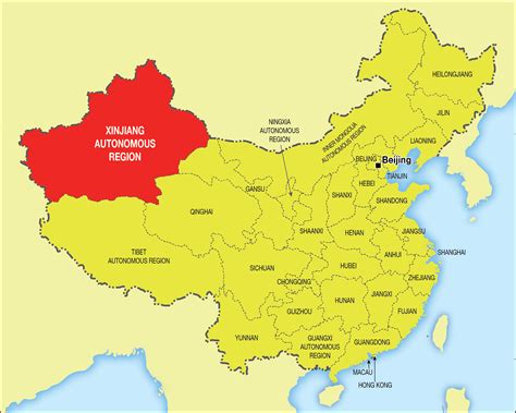 Xinjiang province in Northern China