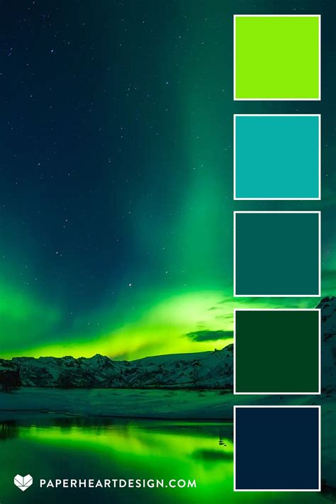 Northern Lights Color Palette Inspiration