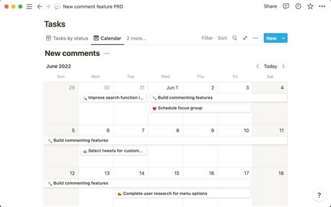 Notion Calendar View Best Practices