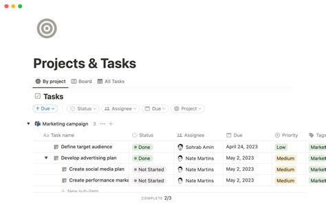 Notion Tasks Evernote Integration