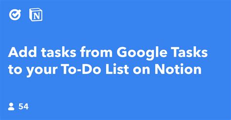 Notion Tasks IFTTT Integration