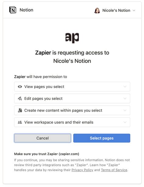 Notion Tasks Zapier Integration