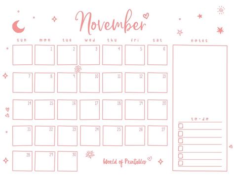 November Calendar Apps