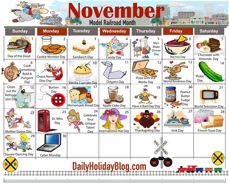 November Events and Holidays