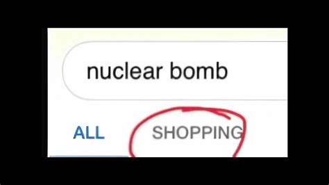 Nuclear Bomb Shopping Meme Image