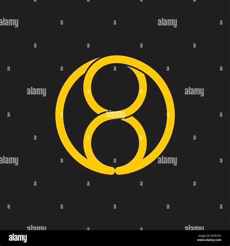 Number 8 infinity symbol