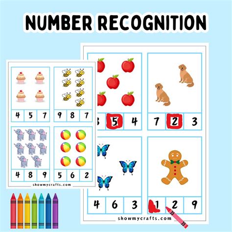 Number Recognition Worksheets