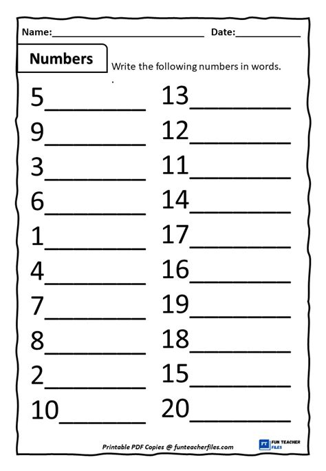 Number Spelling Quiz