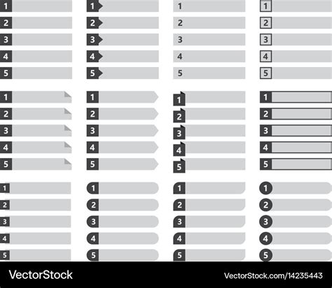 Numbered Templates