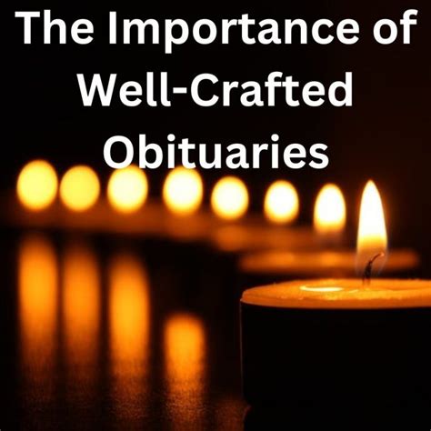 Importance of Obituaries