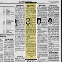 Index of obituaries