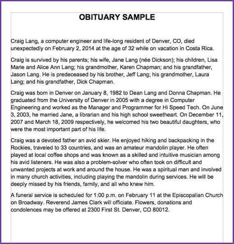 Introduction to Obituaries