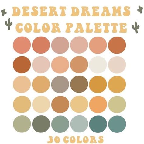 OC Color Palette Desert Dream