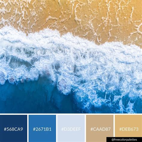 Ocean Blue Color Palette Inspiration