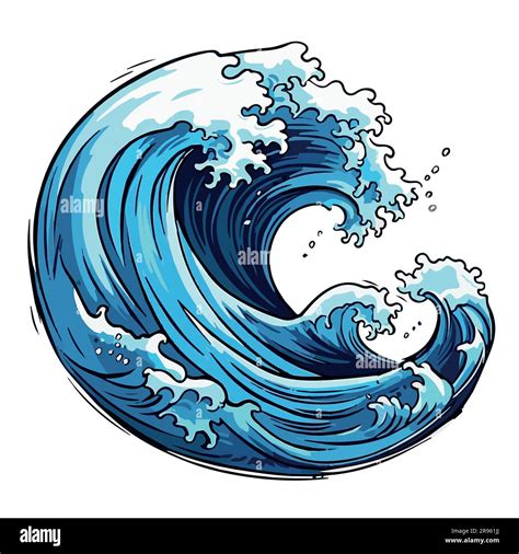 Ocean Wave Illustration