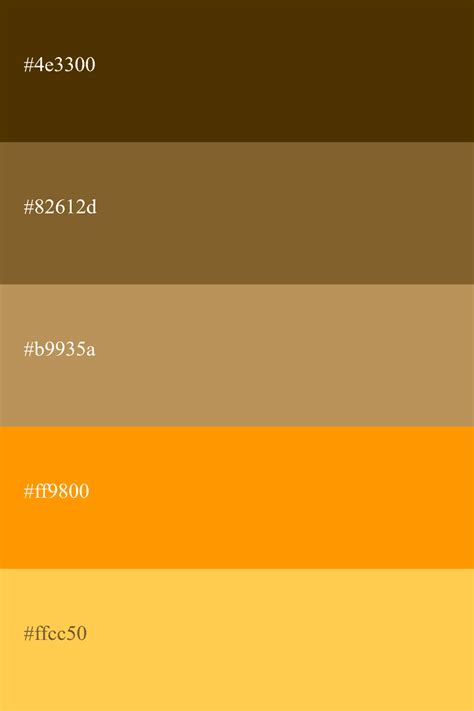 Ochre Color Palette Ideas