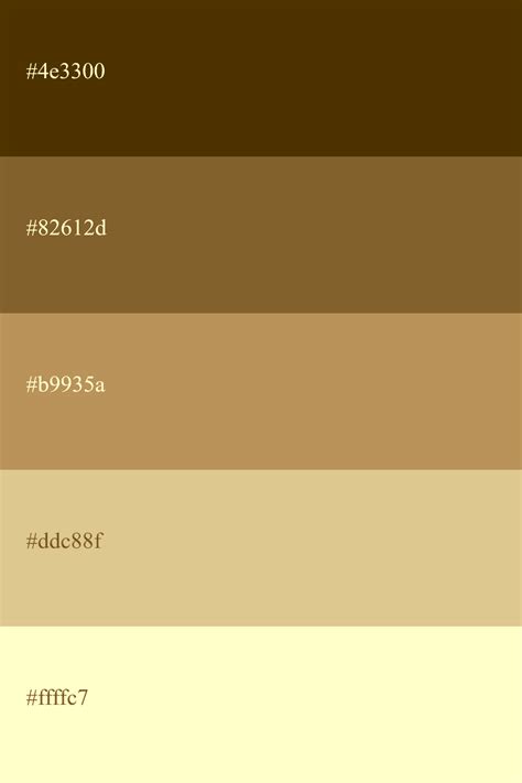 Ochre Color Palette Inspiration