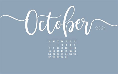 October 24 2024 Desktop Calendar